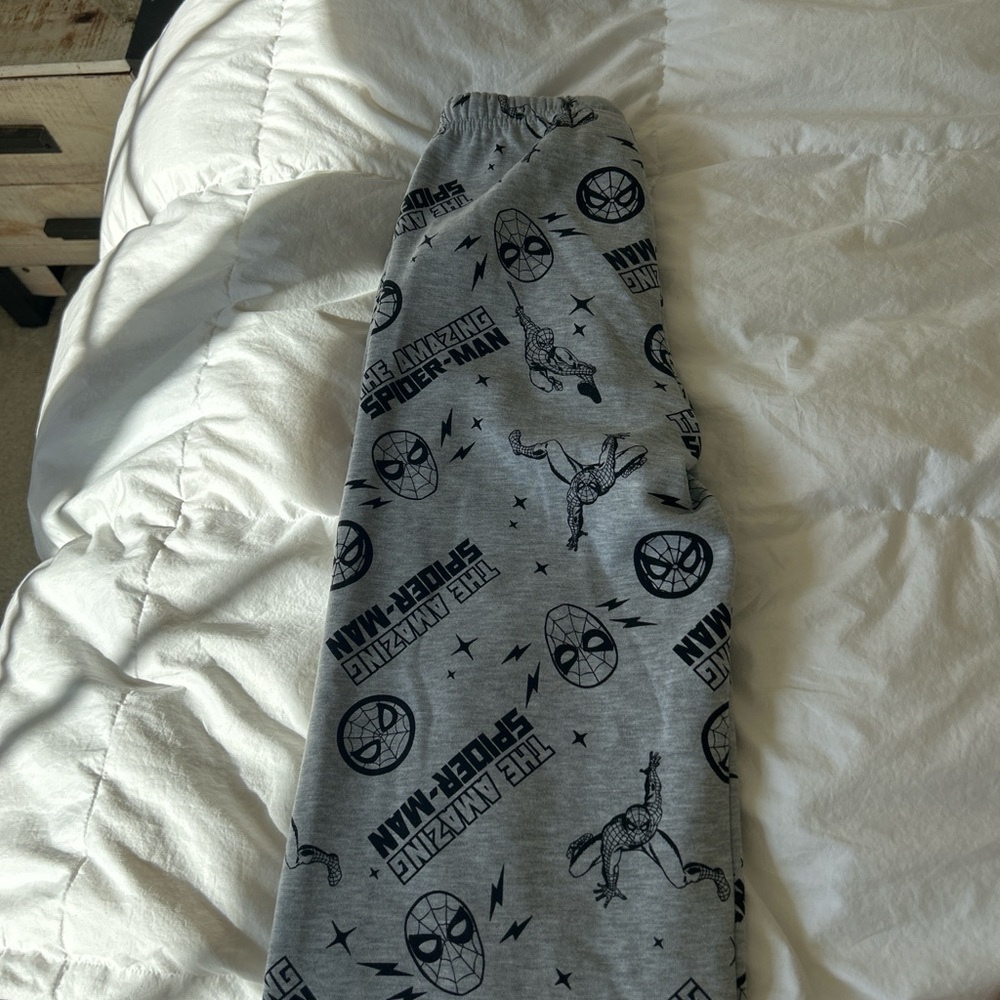 Marvel Gray Star Patterned Pants